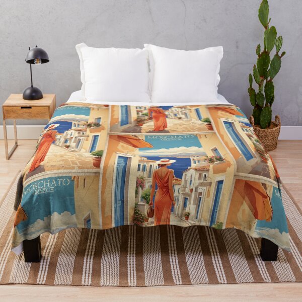 Item preview, Moschato Greece Vintage Travel Tourism designed and sold by TravelersGems.