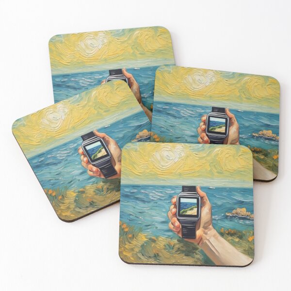 Item preview, "Seaside Connectivity: Smartwatch Wrist Phone" designed and sold by Artisticanvas.