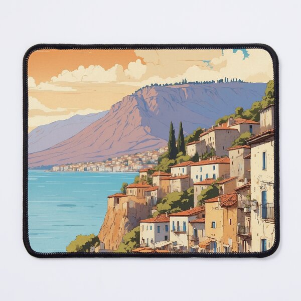 Item preview, Nafpaktos Greece Vintage Travel Tourism designed and sold by TravelersGems.