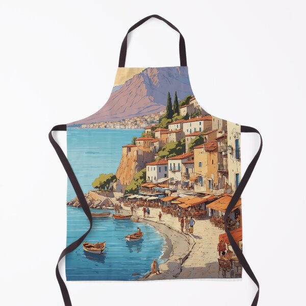 Item preview, Nafpaktos Greece Vintage Travel Tourism designed and sold by TravelersGems.