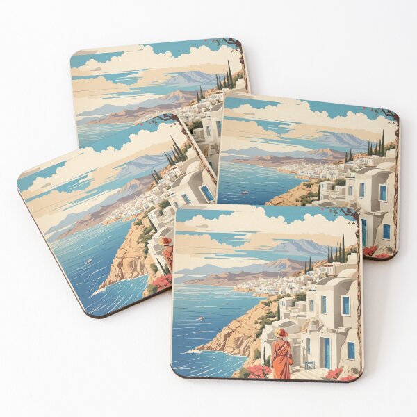 Item preview, Naousa Greece Vintage Travel Tourism  designed and sold by TravelersGems.