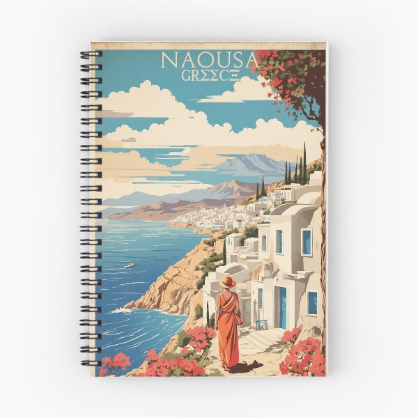 Item preview, Naousa Greece Vintage Travel Tourism  designed and sold by TravelersGems.