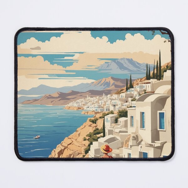 Item preview, Naousa Greece Vintage Travel Tourism  designed and sold by TravelersGems.