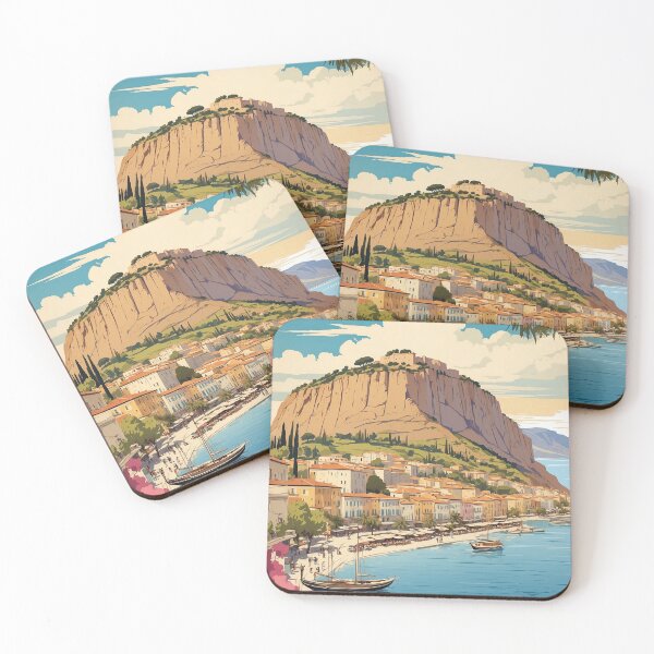 Item preview, Nafplio Greece Vintage Travel Tourism  designed and sold by TravelersGems.