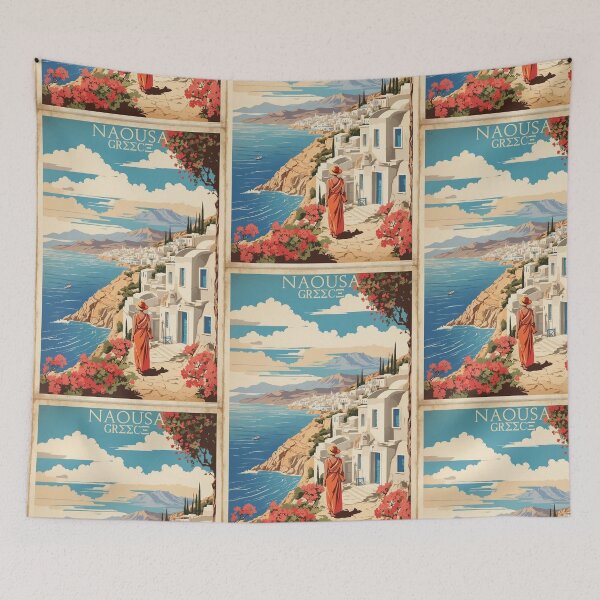 Item preview, Naousa Greece Vintage Travel Tourism  designed and sold by TravelersGems.