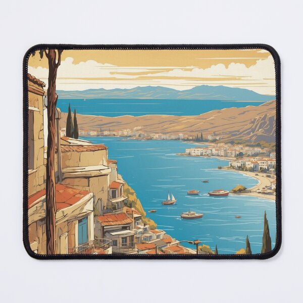 Item preview, Nea Alikarnassos Greece Vintage Travel Tourism designed and sold by TravelersGems.