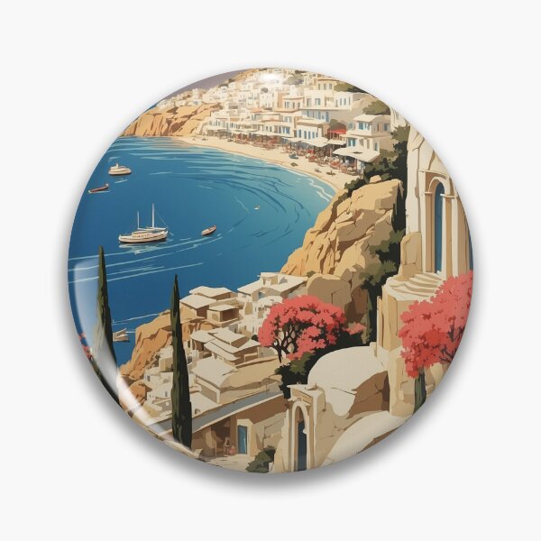 Item preview, Nea Erytharia Greece Vintage Travel Tourism  designed and sold by TravelersGems.
