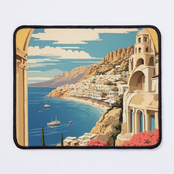 Item preview, Nea Erytharia Greece Vintage Travel Tourism  designed and sold by TravelersGems.
