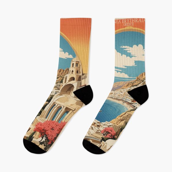 Item preview, Nea Erytharia Greece Vintage Travel Tourism  designed and sold by TravelersGems.