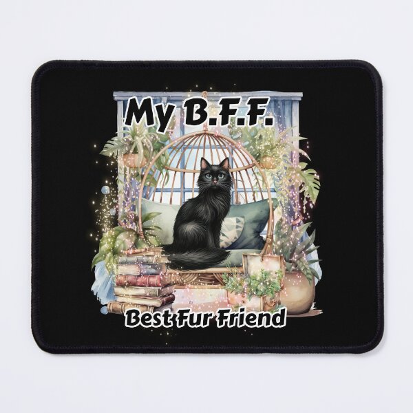 Item preview, My B.F.F. Black cat designed and sold by Karen Wood.