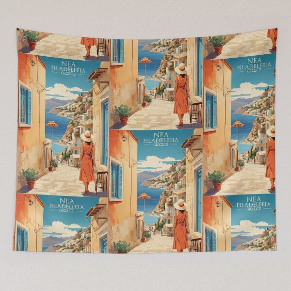 Item preview, Nea Filadelfeia Greece Vintage Travel Tourism  designed and sold by TravelersGems.