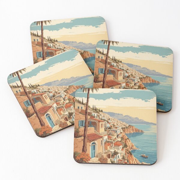 Item preview, Nea Erytharia Greece Vintage Travel Tourism  designed and sold by TravelersGems.