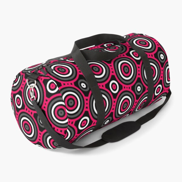 Item preview, Red Multicolor Eyes Rings Circles Seamless Party Pattern designed and sold by Alchemy-A-La-G.