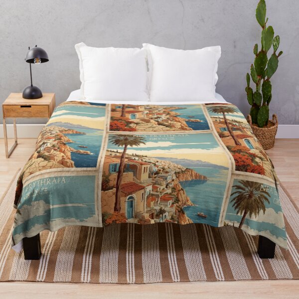 Item preview, Nea Erytharia Greece Vintage Travel Tourism  designed and sold by TravelersGems.