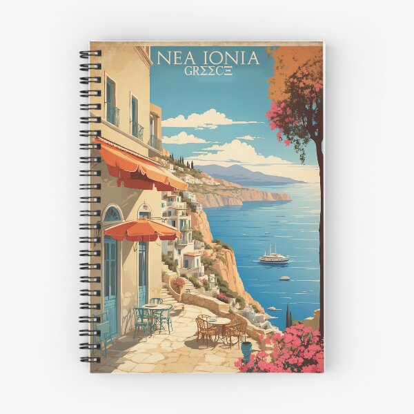 Item preview, Nea Ionia Greece Vintage Travel Tourism  designed and sold by TravelersGems.