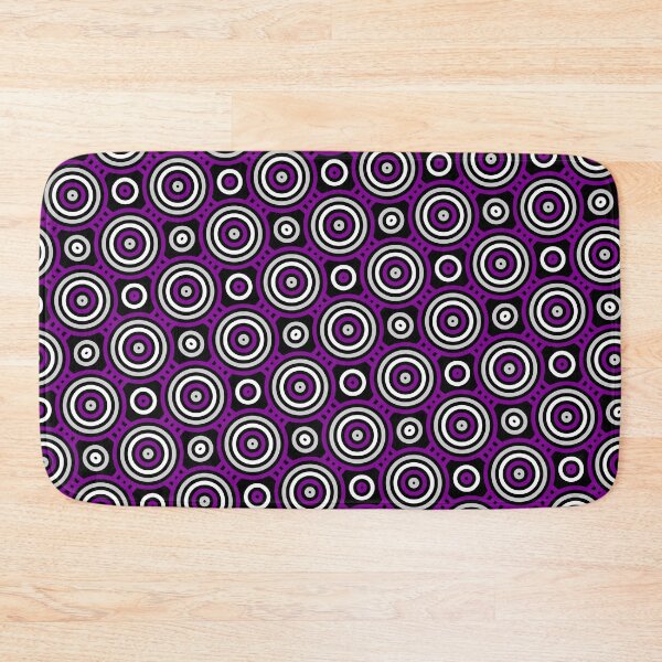 Item preview, Purple Multicolor Eyes Rings Circles Seamless Party Pattern designed and sold by Alchemy-A-La-G.