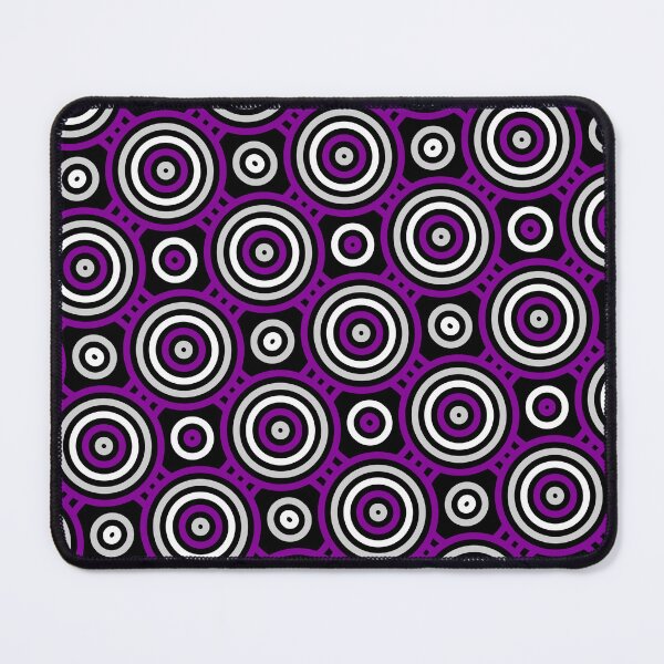 Item preview, Purple Multicolor Eyes Rings Circles Seamless Party Pattern designed and sold by Alchemy-A-La-G.