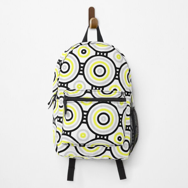 Item preview, Yellow Multicolor Eyes Rings Circles Seamless Party Pattern designed and sold by Alchemy-A-La-G.