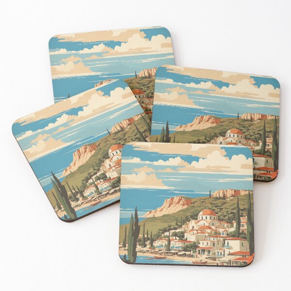Item preview, Nea Makri Greece Vintage Travel Tourism  designed and sold by TravelersGems.