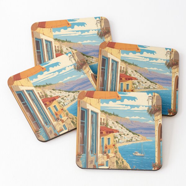Item preview, Nea Smyrni Greece Vintage Travel Tourism  designed and sold by TravelersGems.