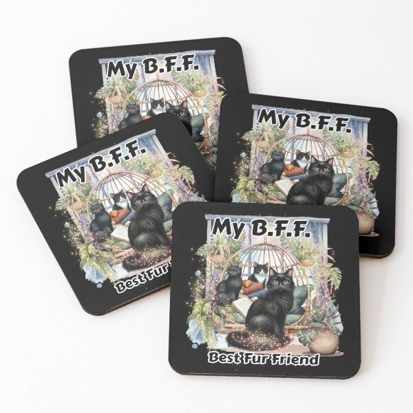 Item preview, My B.F.F. Black cats designed and sold by Karen Wood.