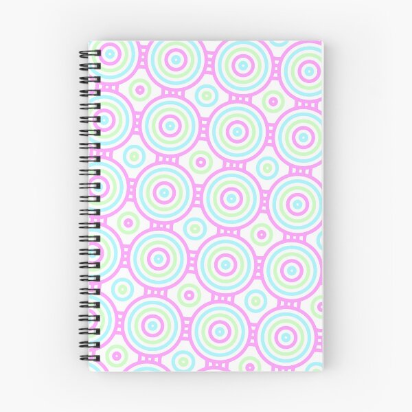 Item preview, Pastel Multicolor Eyes Rings Circles Seamless Party Pattern designed and sold by Alchemy-A-La-G.