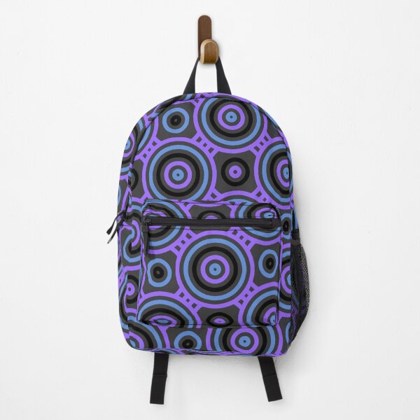 Item preview, Purple Multicolor Eyes Rings Circles Seamless Party Pattern designed and sold by Alchemy-A-La-G.