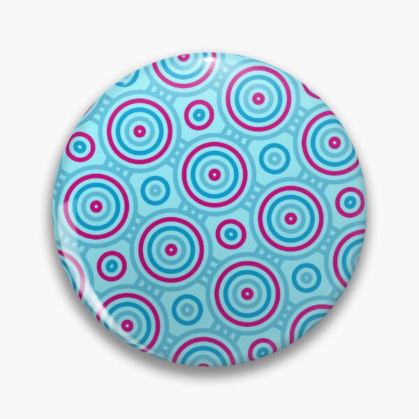 Item preview, Soft Multicolor Eyes Rings Circles Seamless Party Pattern designed and sold by Alchemy-A-La-G.