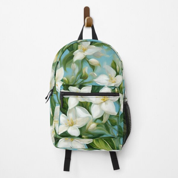 Item preview, Jasmine Flowers Oil Painting Pattern designed and sold by MoodyMuseArt.