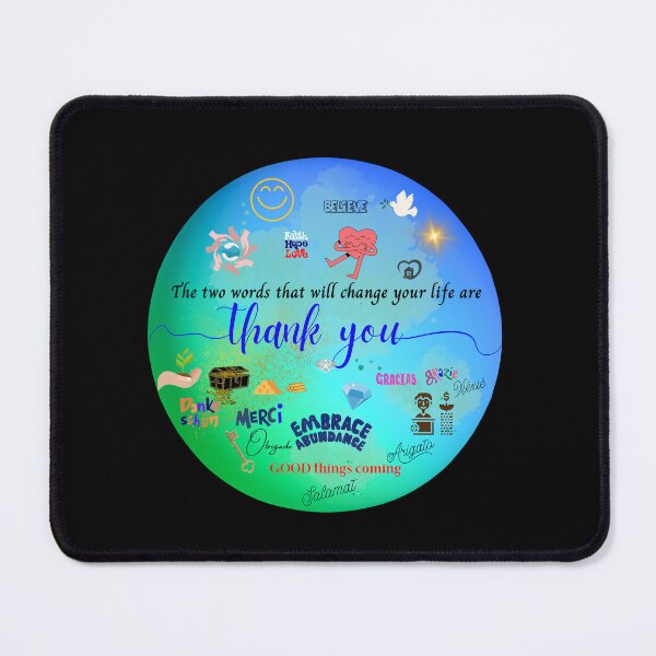 Item preview, The two words that will change your life are "Thank you" designed and sold by Abundancelife.