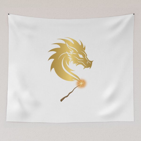 Item preview, A wizard's magic and a dragon. designed and sold by CanterburyLane.