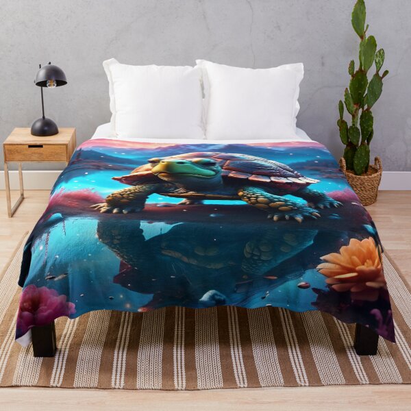 Item preview, Colorful tortoise in the wild designed and sold by PolincTees.