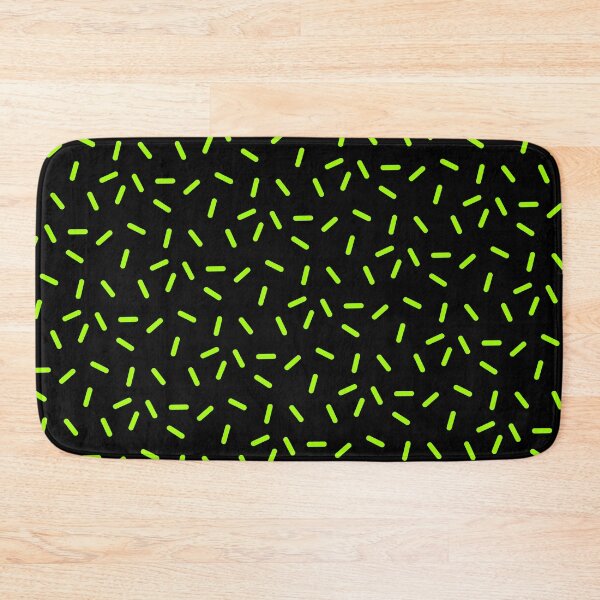 Item preview, Neon Yellow Sprinkles Dashed Line Confetti Party Pattern designed and sold by Alchemy-A-La-G.
