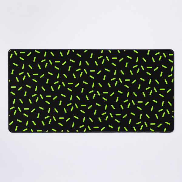 Item preview, Neon Yellow Sprinkles Dashed Line Confetti Party Pattern designed and sold by Alchemy-A-La-G.