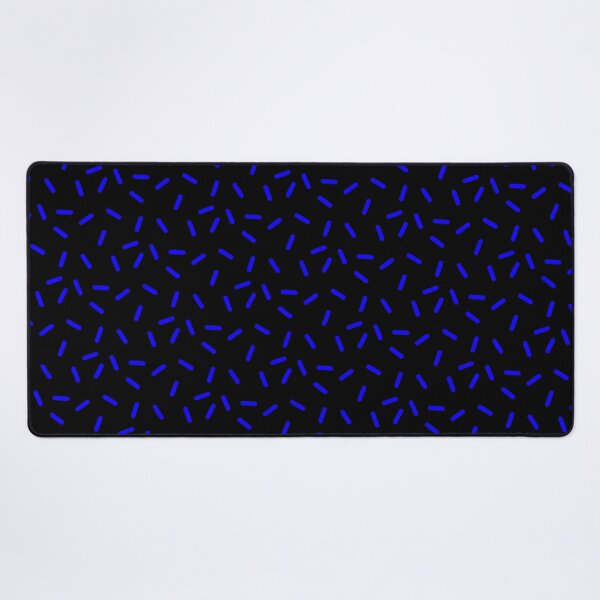 Item preview, Blue Sprinkles Dashed Line Confetti Black Party Pattern designed and sold by Alchemy-A-La-G.