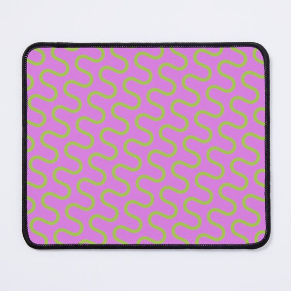 Item preview, Green Swirly Waves Curly Snake Lines Party Pattern designed and sold by Alchemy-A-La-G.