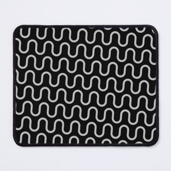Item preview, Grey Swirly Waves Curly Snake Lines Party Pattern designed and sold by Alchemy-A-La-G.