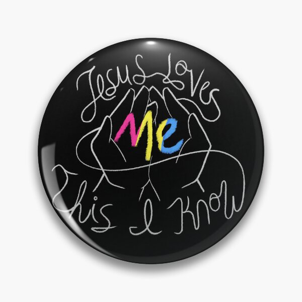Item preview, Jesus Loves Me (pan) designed and sold by Elliart7.