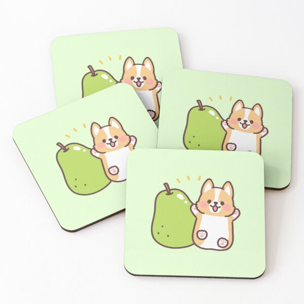 Item preview, Peer - Fruit Corgi designed and sold by Kappadog.