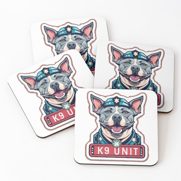 Item preview, Pitbull Police K9 Unit - Bold Authority Dog Badge designed and sold by NiftyWrx.