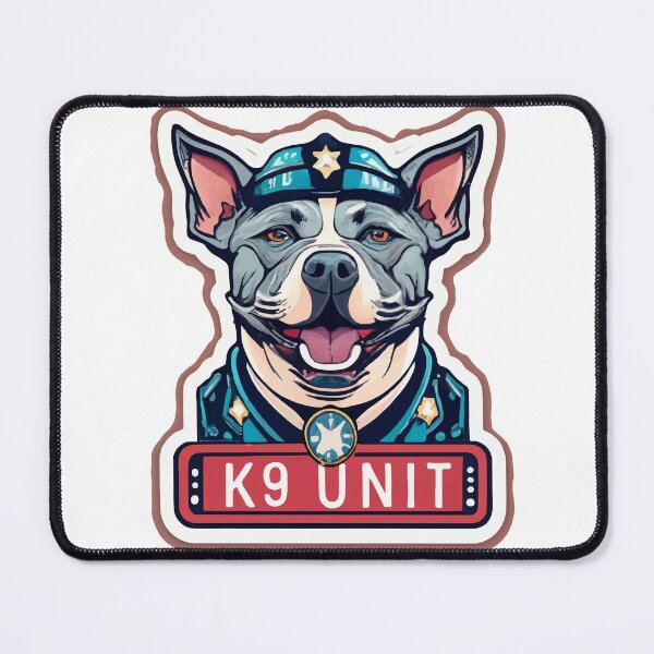 Item preview, Pitbull Police K9 Unit - Bold Authority Dog Badge designed and sold by NiftyWrx.