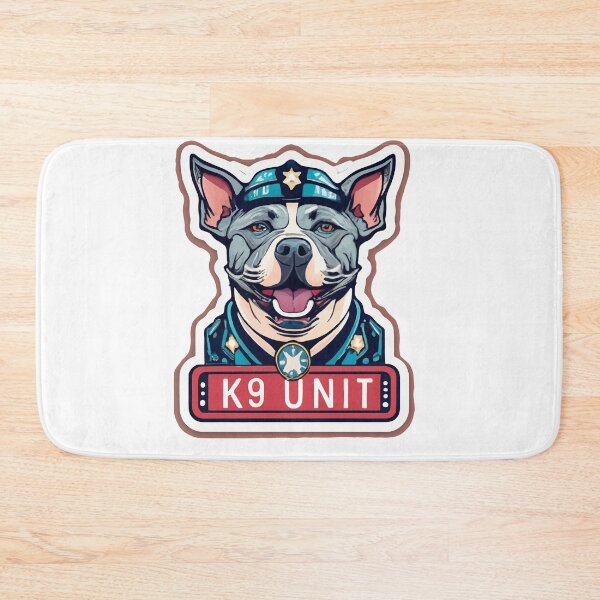 Item preview, Pitbull Police K9 Unit - Bold Authority Dog Badge designed and sold by NiftyWrx.