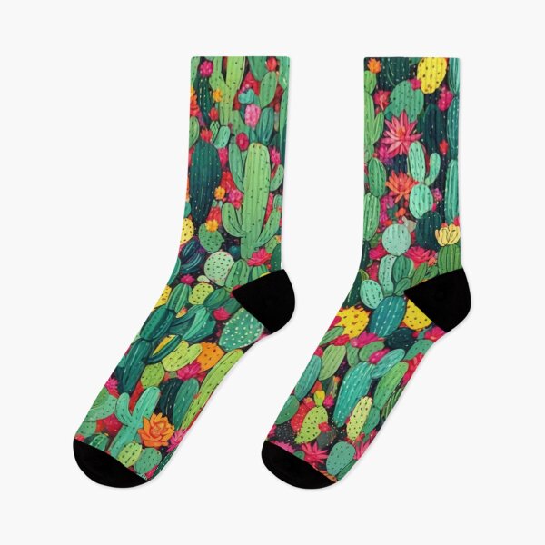 Item preview, Abstract Colorful Cactus Pattern designed and sold by calibrit.