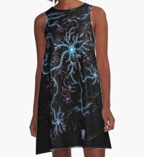 Neuron Galaxy A-Line Dress