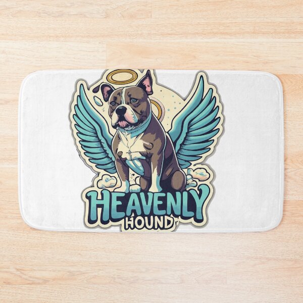 Item preview, Heavenly Hound Pitbull Angel Wings Sticker designed and sold by NiftyWrx.