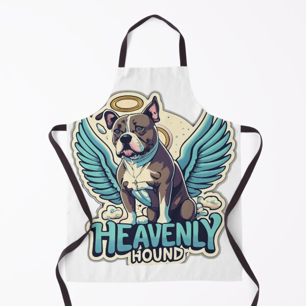 Item preview, Heavenly Hound Pitbull Angel Wings Sticker designed and sold by NiftyWrx.