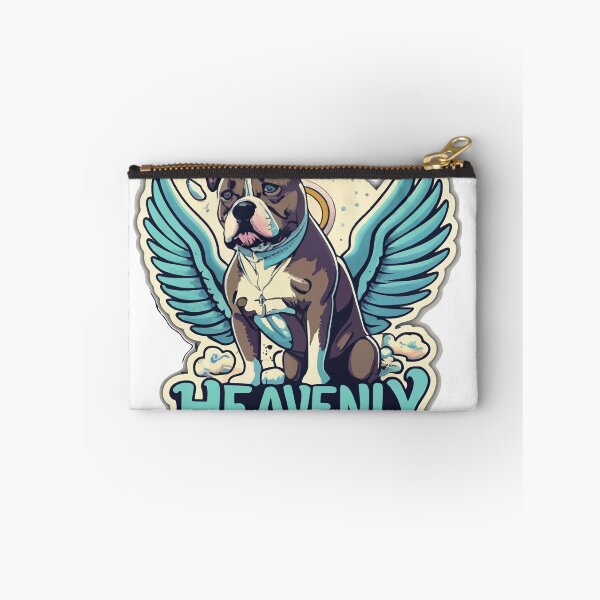 Item preview, Heavenly Hound Pitbull Angel Wings Sticker designed and sold by NiftyWrx.