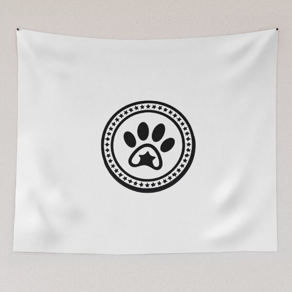 Item preview, Pitbull Paw Print & Starry Trail designed and sold by NiftyWrx.