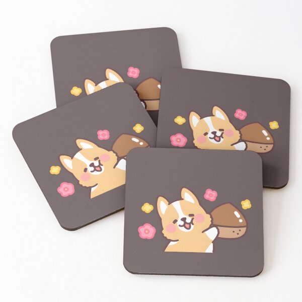 Item preview, Hazel nut - Fruit Corgi designed and sold by Kappadog.