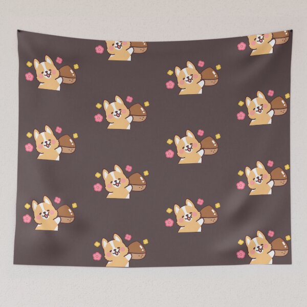 Item preview, Hazel nut - Fruit Corgi designed and sold by Kappadog.